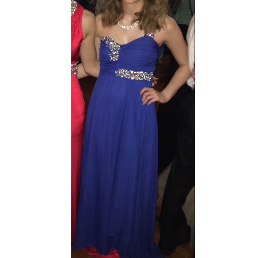 Navy Blue Size 5 Ruby Rox Homecoming/Prom Dress